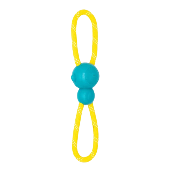 ZippyPaws RopeTugz - ZippyTuff Monkey - Teal Dog Toy