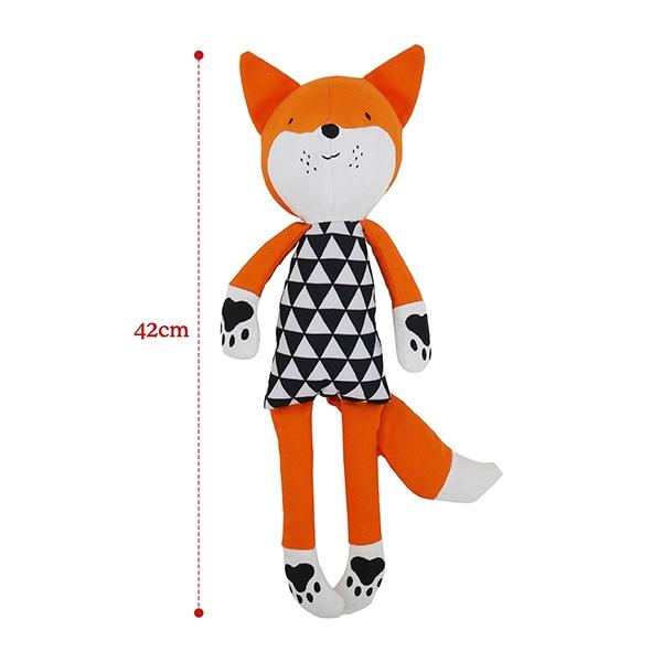 Rosewood Mr Fox Plush Dog Toy