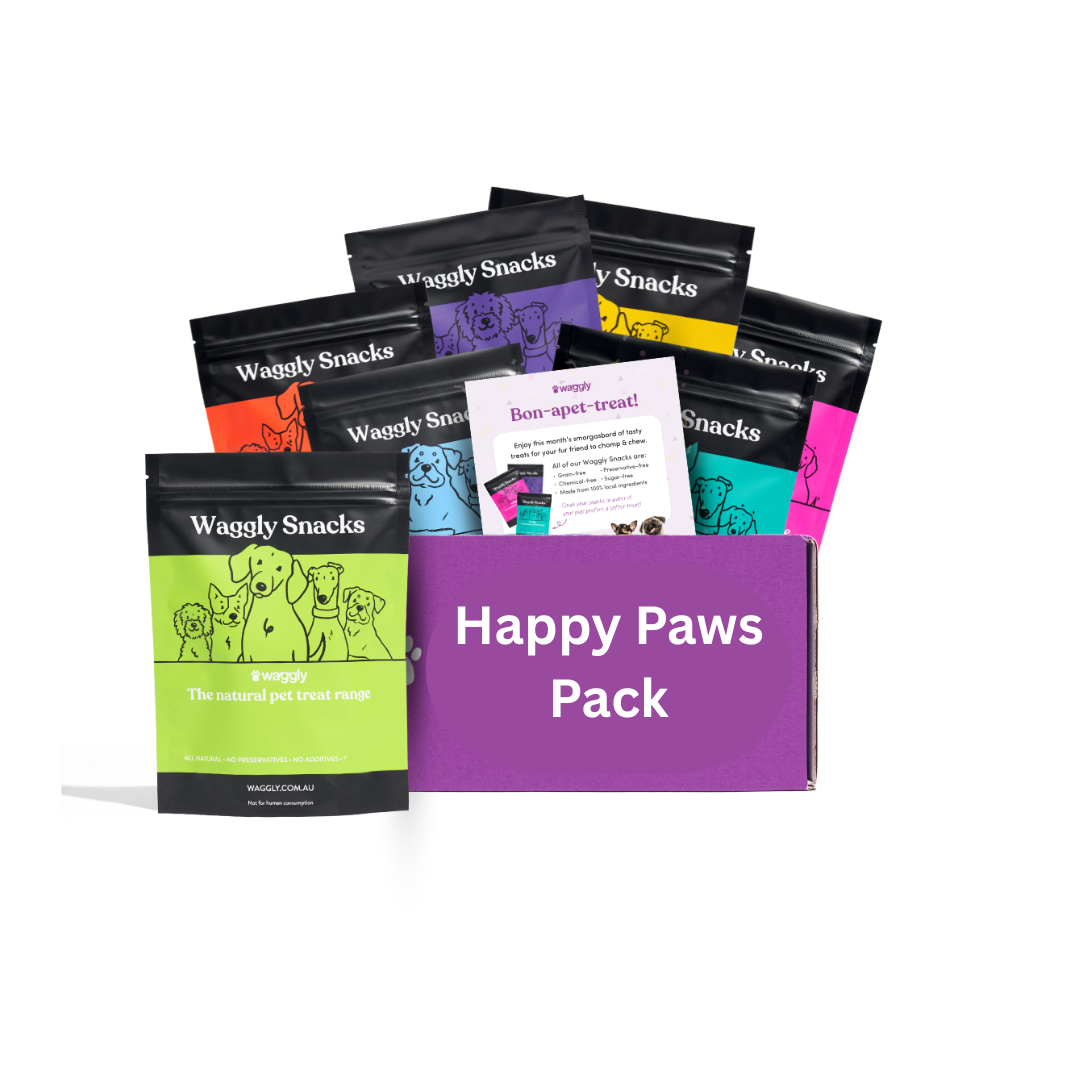 Australian dog treat subscription - 100% natural air-dried meat treats delivered monthly