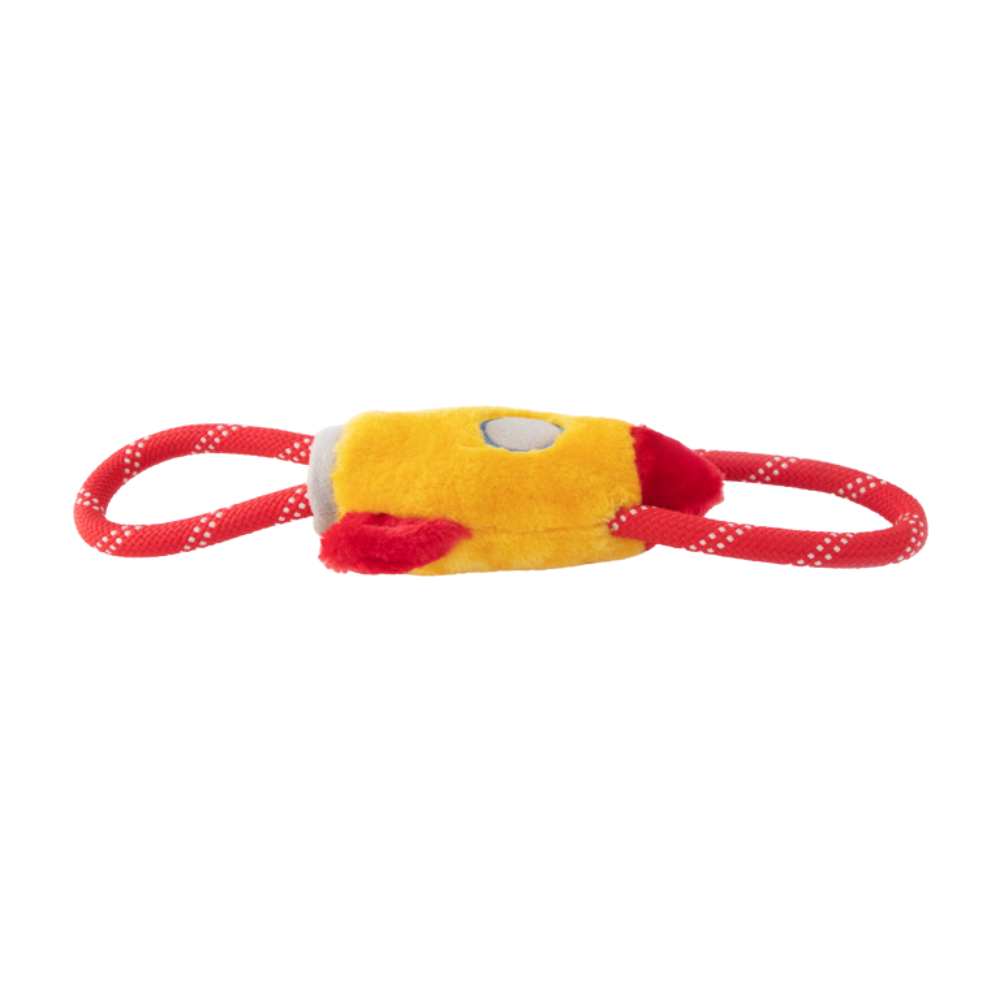 ZippyPaws RopeTugz - Spaceship Dog Toy