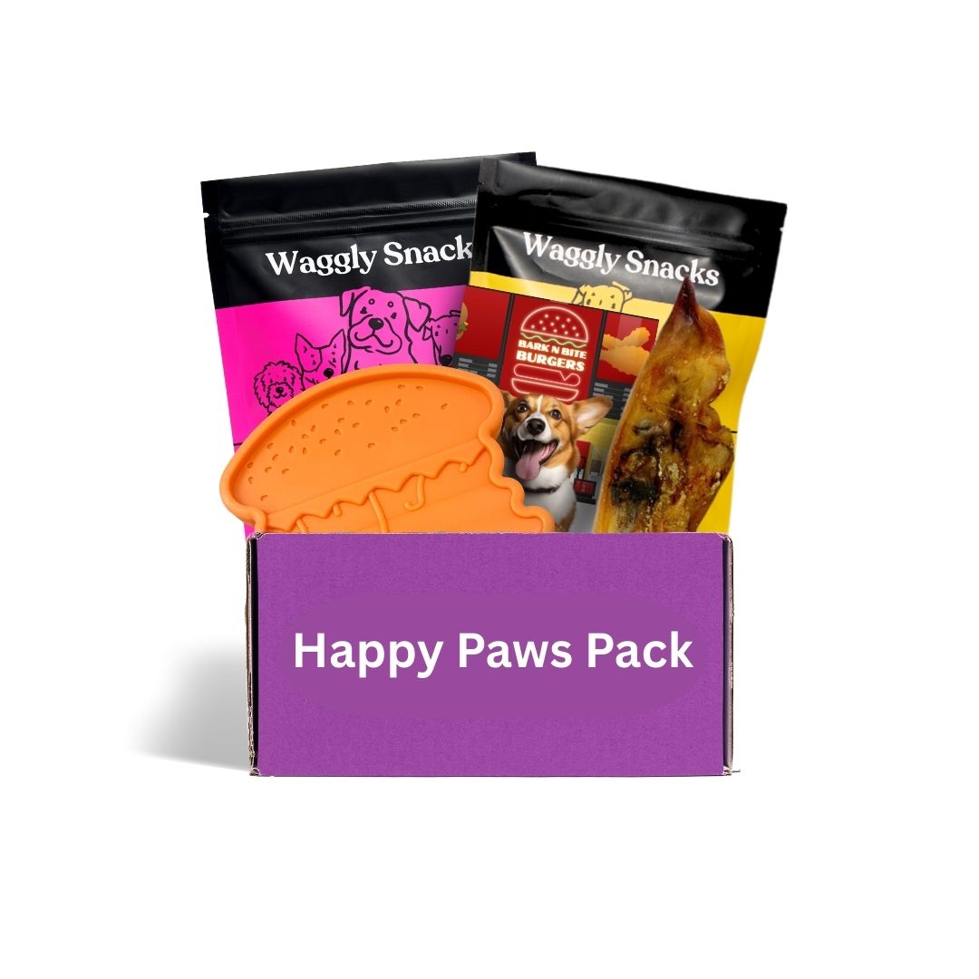 Australian dog subscription box - tough burger toy and treats for aggressive chewers