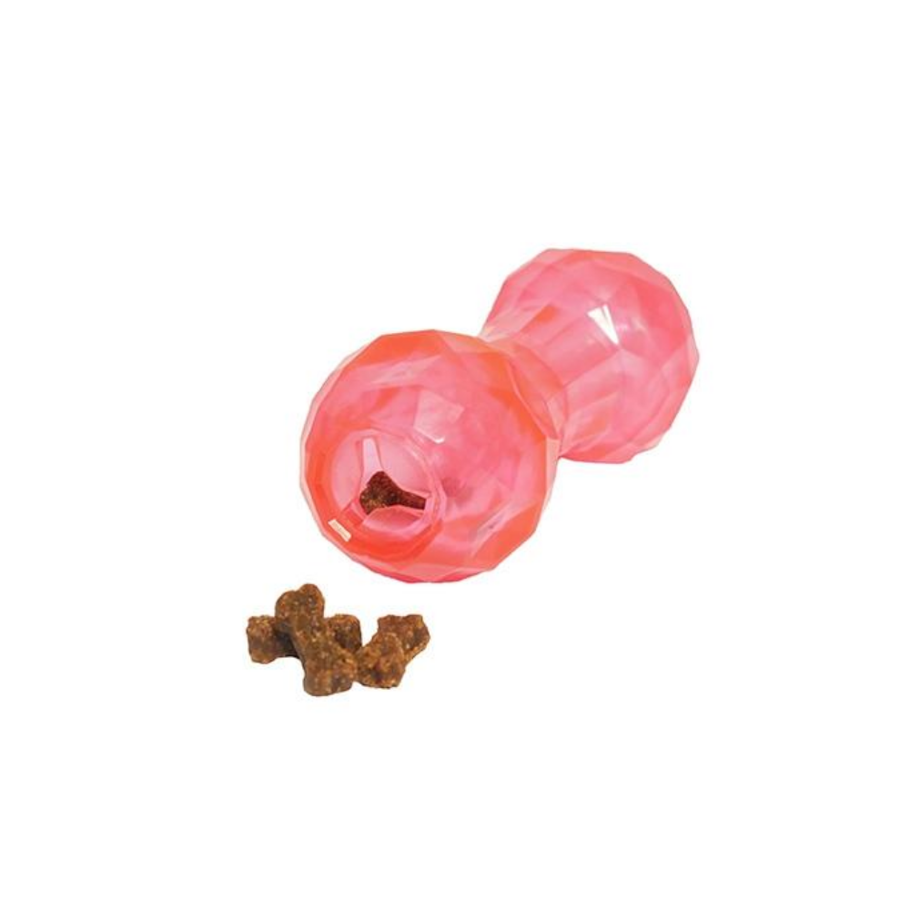 Rosewood BioSafe Puppy Treat Dispenser Dumbbell Chew Dog Toy