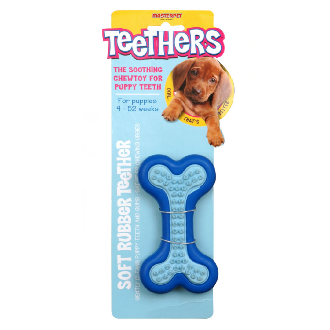 Yours Droolly Playmates Teethers Dental Bone Massager Dog Toy