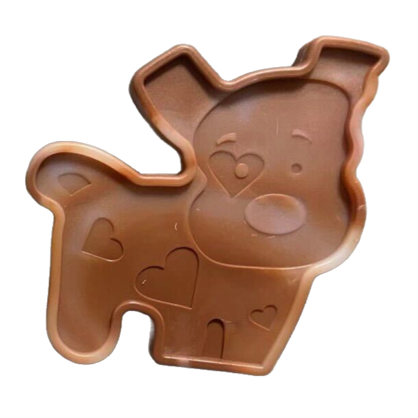 Waggly Nylon Choco Doggo Power Chewer Dog Toy - durable chocolate dog chew toy