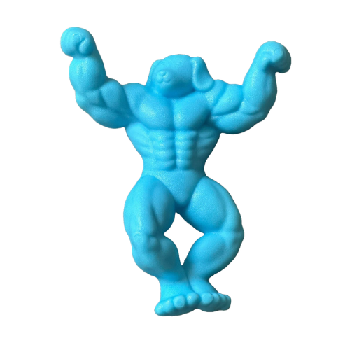Waggly Nylon Super Pup Power Play Dog Toy - durable superhero chew toy