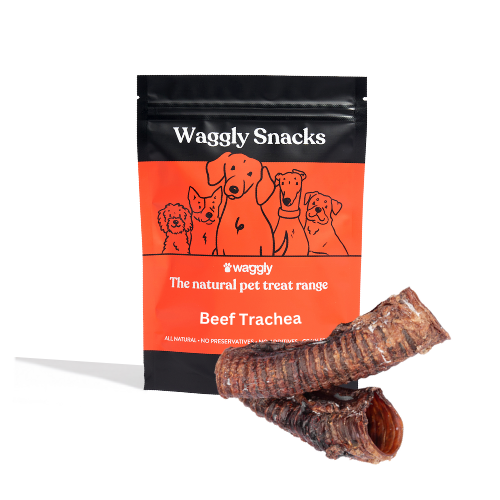 Waggly Snacks Beef Trachea Dog Treats - natural Australian beef chew