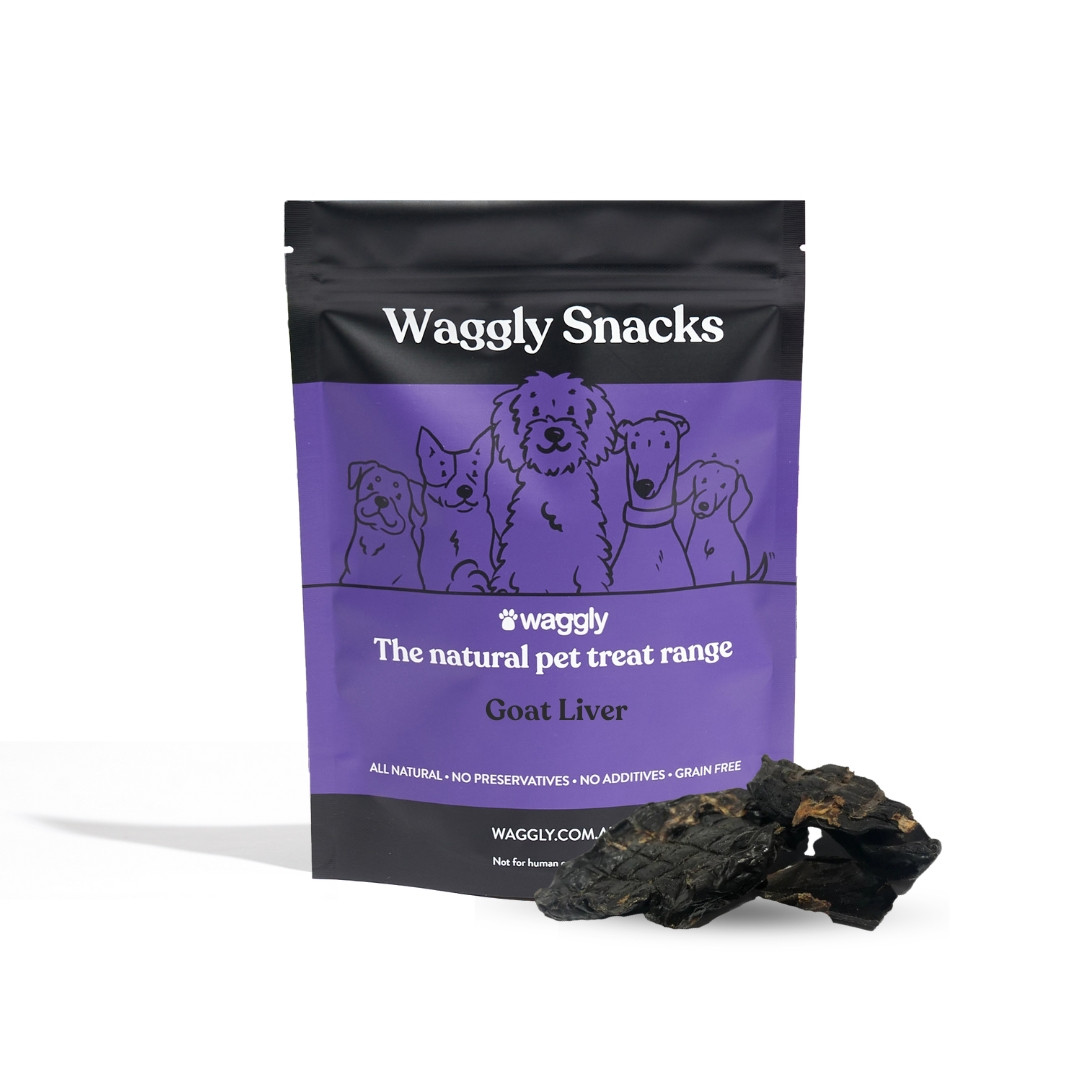 Waggly Snacks Goat Liver Dog Treats - natural Australian goat treats