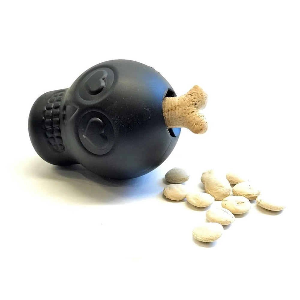 SodaPup Magnum Skull Rubber Dog Toy