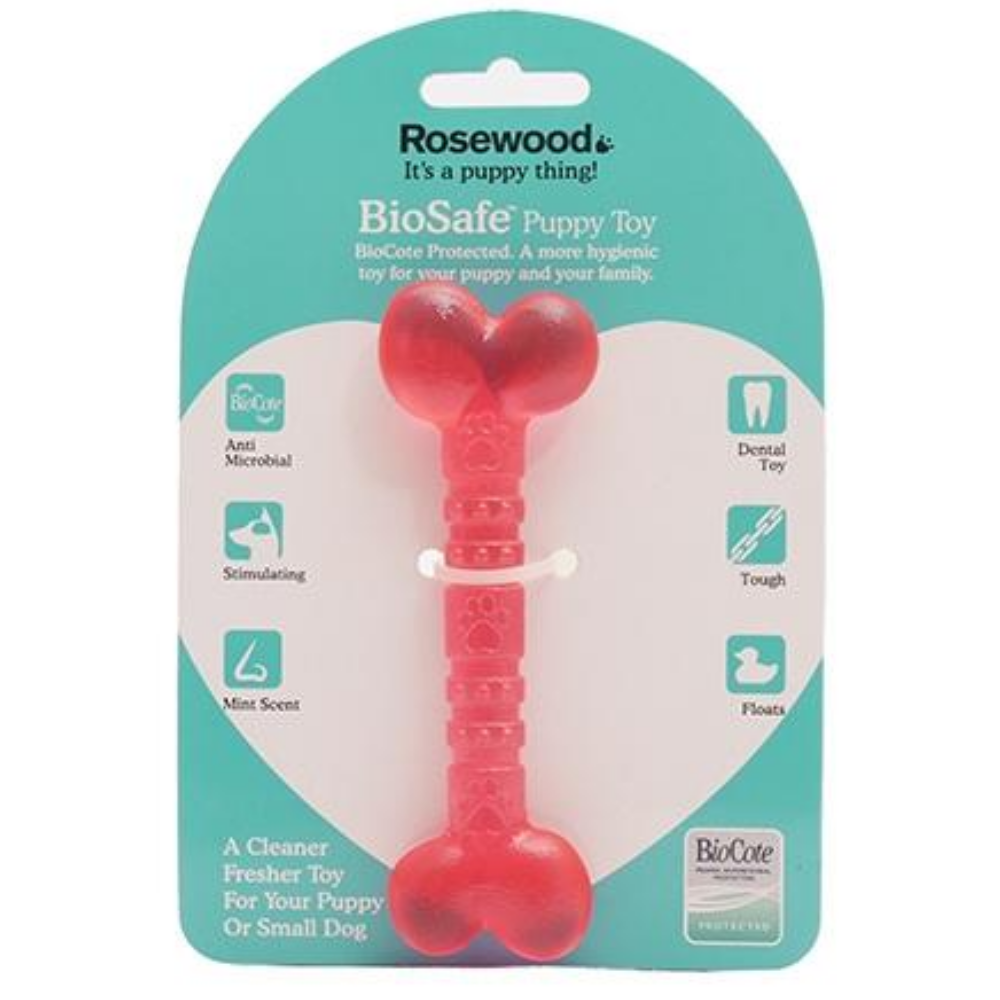 Rosewood Biosafe Puppy Bone Dog Toy