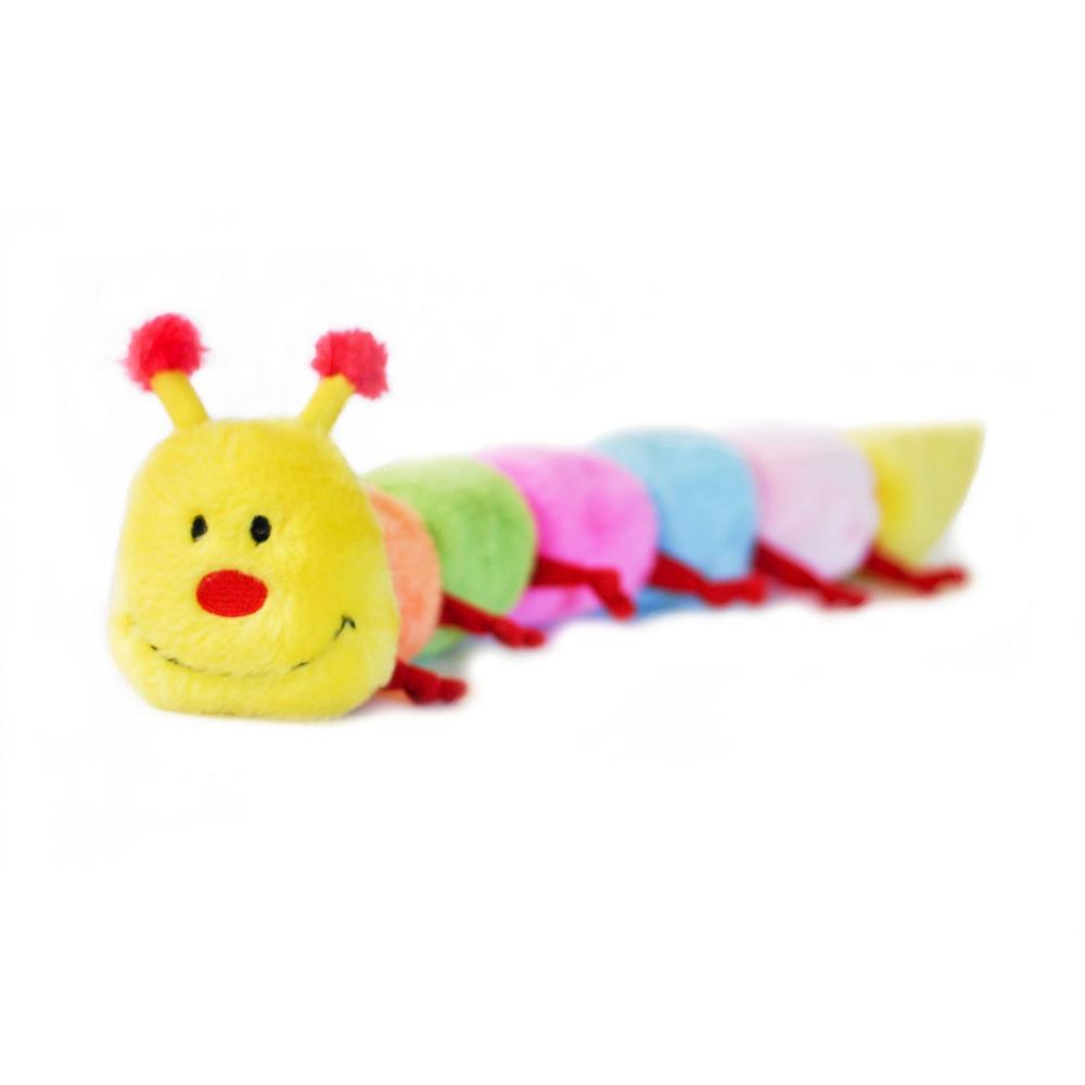 ZippyPaws Large Caterpillar Dog Toy with 6 Squeakers