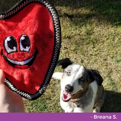 Waggly Duraplay Heart Dog Toy