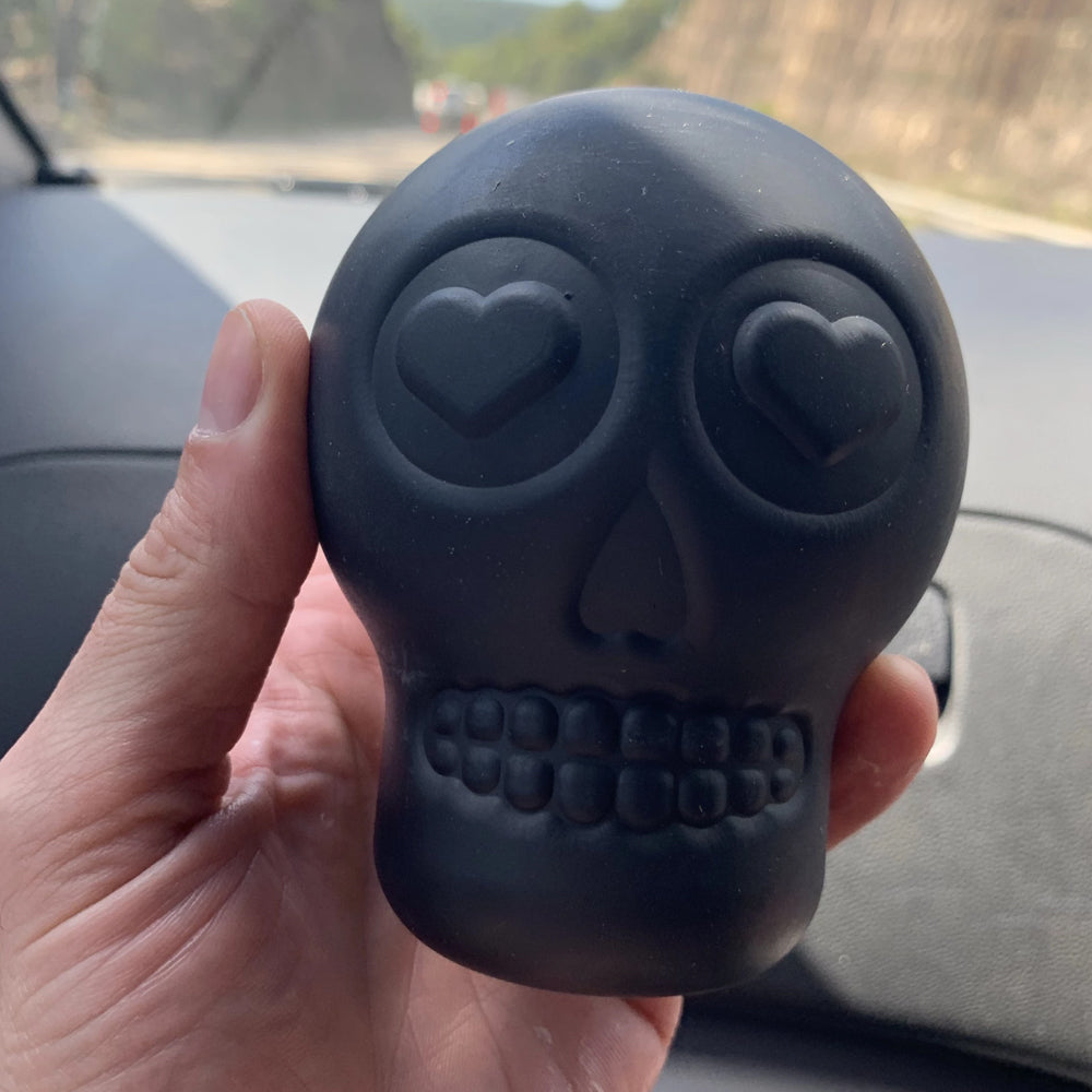 SodaPup Magnum Skull Rubber Dog Toy