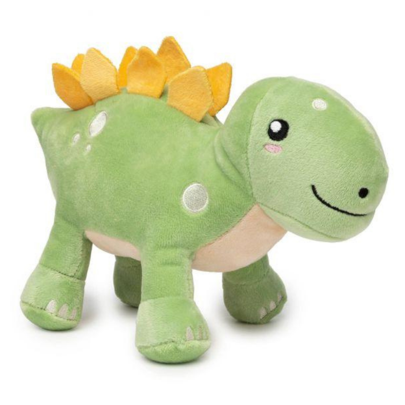 FuzzYard Stannis the Stegosaurus Dog Toy - soft dinosaur squeaker toy