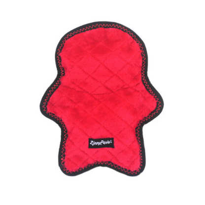 ZippyPaws Holiday Z-Stitch - Santa Dog Toy