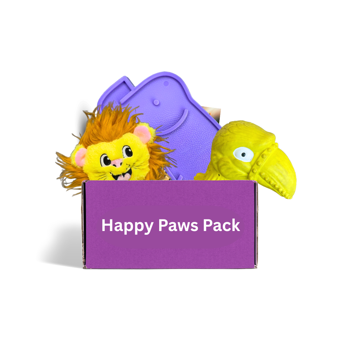 Happy Paws power play dog box - tough nylon toys and active play toys for strong dogs