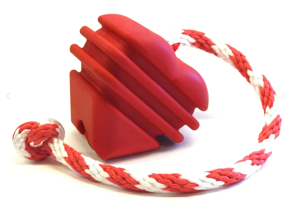 SodaPup Heart On A String Chew Dog Toy