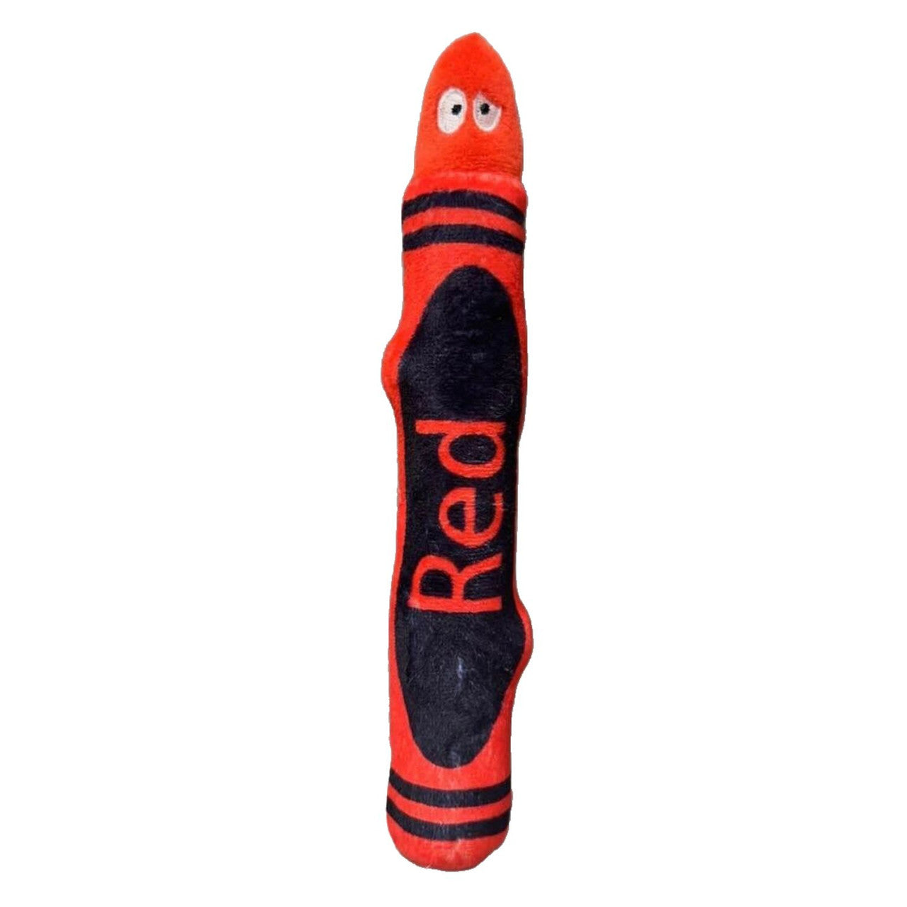 Waggly 2-in-1 Crayon Crunch Small Dog Toy - soft outer layer with rubber squeaker
