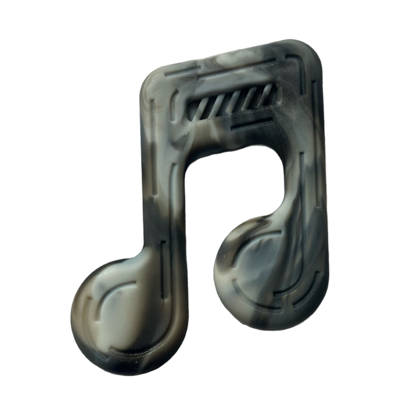 Waggly Barkin' Beats Semiquaver Nylon Dog Toy - durable music note chew toy