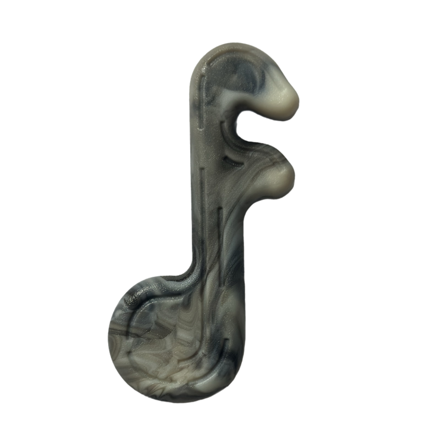 Waggly Barkin' Beats Sixteenth Nylon Dog Toy - medium durable music note chew toy