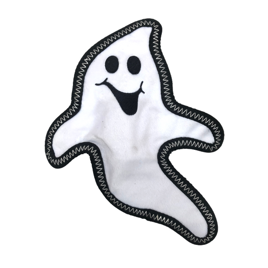 Waggly DuraPlay Ghost Dog Toy - no stuffing strong stitch plush toy
