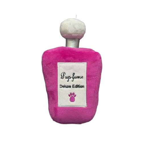 Waggly Plush Pup-fume Deluxe Dog Toy - perfume squeaker toy
