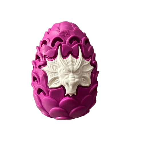 Waggly Rubber Magical Dragon's Egg Dispenser Dog Toy - durable treat dispenser
