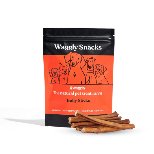 Waggly Snacks Bully Sticks Dog Treats - natural Australian beef chew