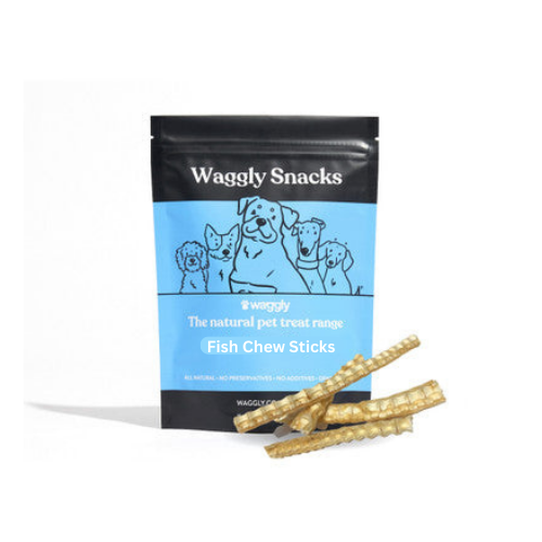 Waggly Snacks Fish Chew Sticks Dog - natural Australian fish treatsTreats