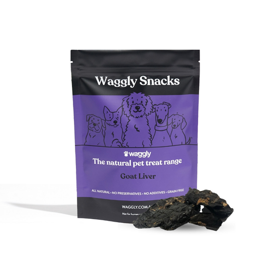 Waggly Snacks Goat Liver Dog Treats - natural Australian goat treats