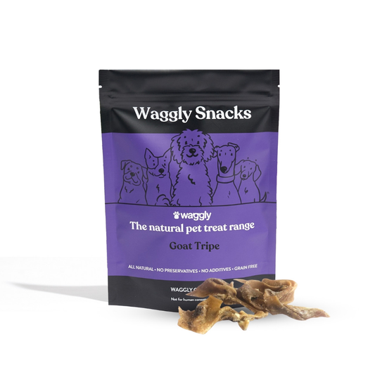 Waggly Snacks Goat Tripe Dog Treats - natural Australian goat treats