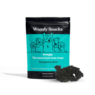 Waggly Snacks Kangaroo Liver Dog Treats - natural Australian kangaroo treats