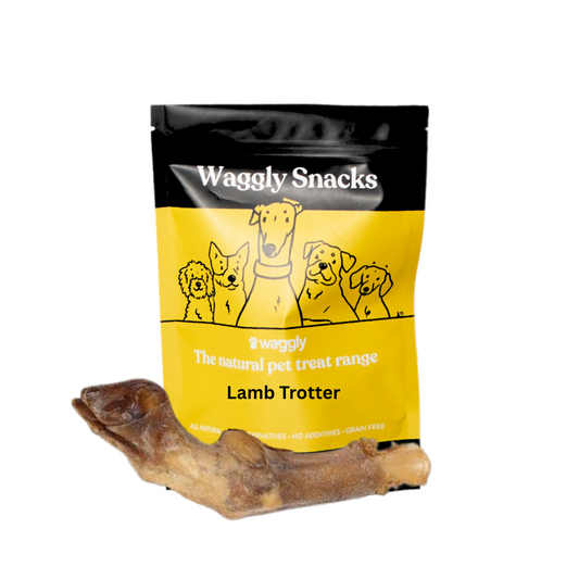 Waggly Snacks Lamb Trotter Dog Treat - natural Australian lamb chew