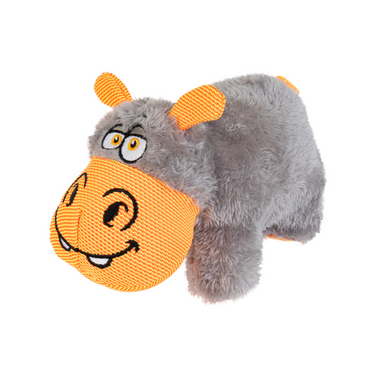 Yours Droolly Cuddlies Hippo Plush Dog Toy